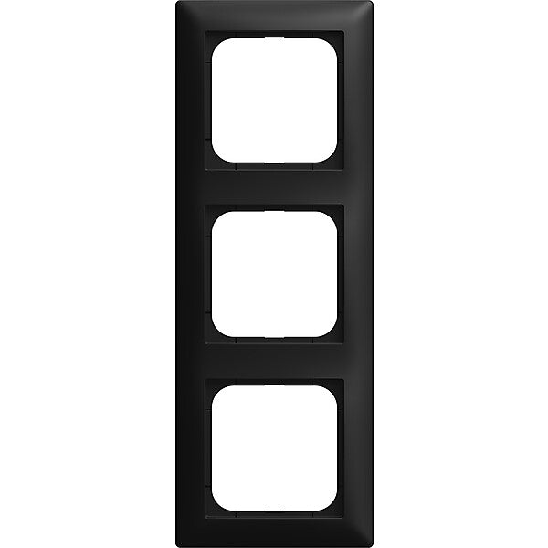 Busch-Jaeger Abdeckrahmen 3-fach schwarz 1723-915